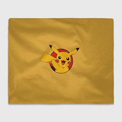 Плед флисовый Pikachu, цвет: 3D-велсофт