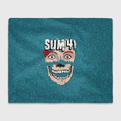 Плед флисовый Sum41 poster, цвет: 3D-велсофт