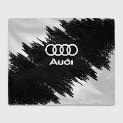 Плед флисовый AUDI, цвет: 3D-велсофт