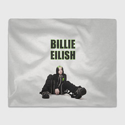 Плед флисовый Billie Eilish, цвет: 3D-велсофт