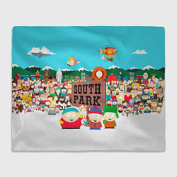 Плед флисовый South Park, цвет: 3D-велсофт