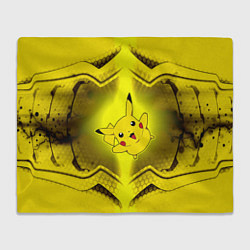 Плед флисовый Пикачу Oko, цвет: 3D-велсофт