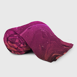 Плед флисовый РОЗОВЫЙ КОСМОС, цвет: 3D-велсофт — фото 2