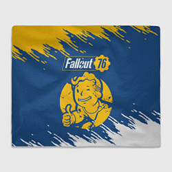 Плед флисовый FALLOUT76, цвет: 3D-велсофт