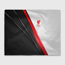 Плед флисовый Liverpool F C, цвет: 3D-велсофт