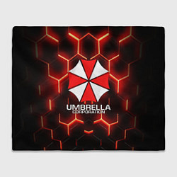 Плед флисовый UMBRELLA CORP, цвет: 3D-велсофт