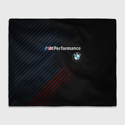 Плед флисовый BMW PERFORMANCE, цвет: 3D-велсофт