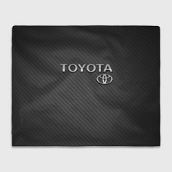 Плед флисовый Toyota Carbon, цвет: 3D-велсофт