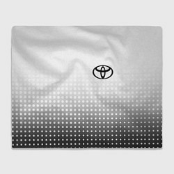 Плед флисовый Toyota, цвет: 3D-велсофт