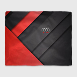 Плед флисовый AUDI, цвет: 3D-велсофт