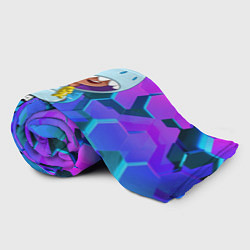 Плед флисовый Скин акулы Леона, цвет: 3D-велсофт — фото 2