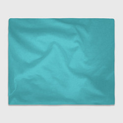 Плед флисовый Бирюза, цвет: 3D-велсофт