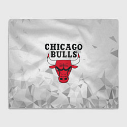 Плед флисовый CHICAGO BULLS, цвет: 3D-велсофт