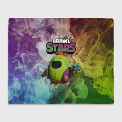 Плед флисовый Brawl Stars Spike, цвет: 3D-велсофт