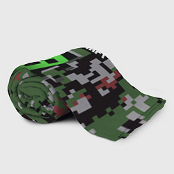 Плед флисовый Minecraft, цвет: 3D-велсофт — фото 2