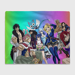 Плед флисовый FAIRY TAIL ХВОСТ ФЕИ, цвет: 3D-велсофт