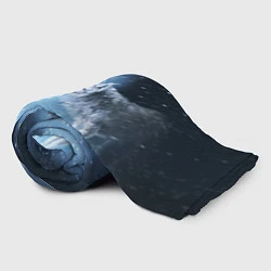 Плед флисовый ВОЛК ЗИМА D, цвет: 3D-велсофт — фото 2