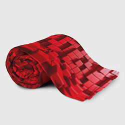 Плед флисовый 3D кубики, цвет: 3D-велсофт — фото 2