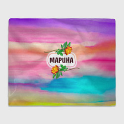 Плед флисовый Марина, цвет: 3D-велсофт