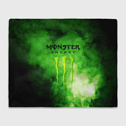 Плед флисовый MONSTER ENERGY, цвет: 3D-велсофт