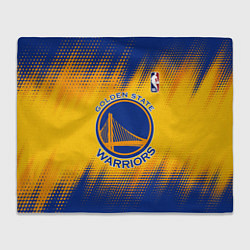 Плед флисовый Golden State Warriors, цвет: 3D-велсофт