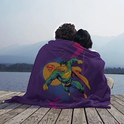 Плед флисовый Superman, цвет: 3D-велсофт — фото 2