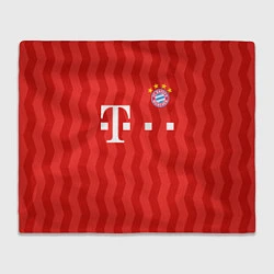 Плед флисовый FC Bayern Munchen униформа, цвет: 3D-велсофт