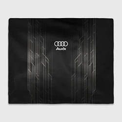 Плед флисовый AUDI, цвет: 3D-велсофт