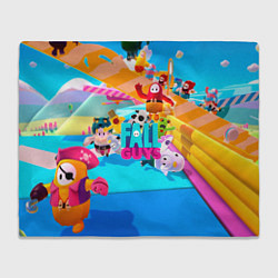 Плед флисовый FALL GAYS ФОЛЛ ГАЙС, цвет: 3D-велсофт