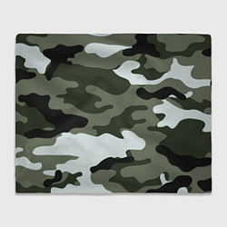 Плед флисовый Camouflage 2, цвет: 3D-велсофт