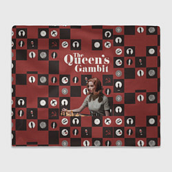 Плед флисовый Ход королевы The Que, цвет: 3D-велсофт