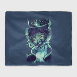 Плед флисовый Маска Аниме, цвет: 3D-велсофт