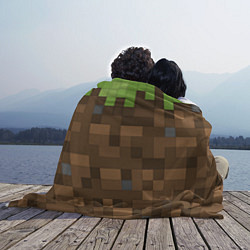 Плед флисовый Minecraft камуфляж, цвет: 3D-велсофт — фото 2