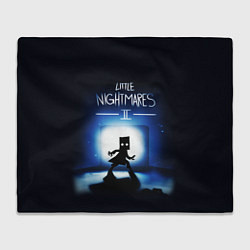 Плед флисовый Little Nightmares 2 МОНО, цвет: 3D-велсофт