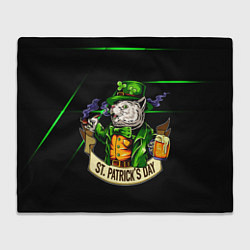 Плед флисовый Saint Patricks Day, цвет: 3D-велсофт