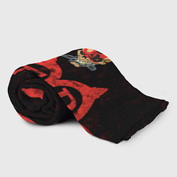 Плед флисовый Five Finger Death Punch 1, цвет: 3D-велсофт — фото 2