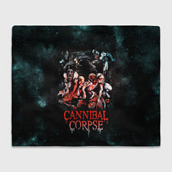 Плед флисовый Cannibal Corpse, цвет: 3D-велсофт