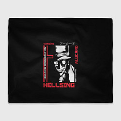 Плед флисовый Hellsing, цвет: 3D-велсофт