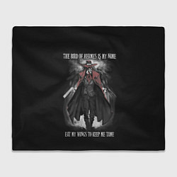 Плед флисовый Хеллсинг, цвет: 3D-велсофт