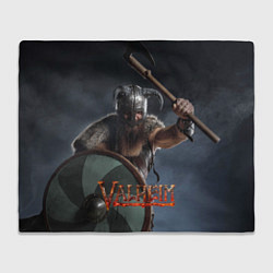 Плед флисовый Viking Valheim, цвет: 3D-велсофт