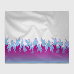 Плед флисовый ПЛАМЯ 1 0, цвет: 3D-велсофт