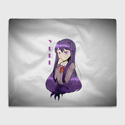 Плед флисовый Doki Doki YURI, цвет: 3D-велсофт