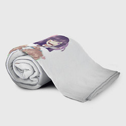 Плед флисовый Doki Doki Literature Club, цвет: 3D-велсофт — фото 2