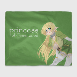 Плед флисовый Princess of Greenwood, цвет: 3D-велсофт