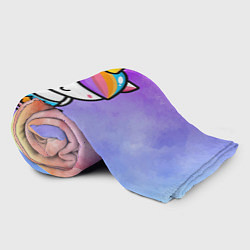 Плед флисовый Русалка Единорог Z, цвет: 3D-велсофт — фото 2