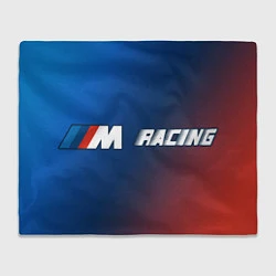 Плед флисовый БМВ - Pro Racing, цвет: 3D-велсофт