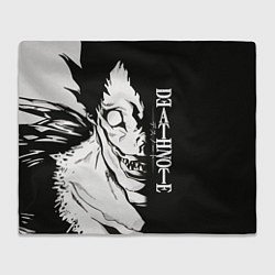Плед флисовый Персонаж Рюк Death Note, цвет: 3D-велсофт