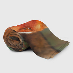 Плед флисовый Лисица охотница, цвет: 3D-велсофт — фото 2