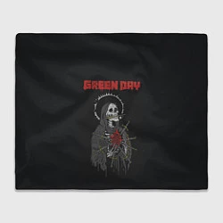 Плед флисовый GreenDay ГринДей Poster Z, цвет: 3D-велсофт