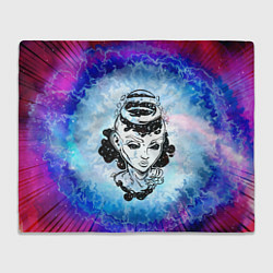 Плед флисовый ГОСПОЖА ГАЛАКТИКА SPACE GIRL Z, цвет: 3D-велсофт